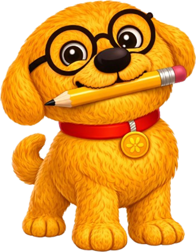 Caramelo, o mascote da papelaria